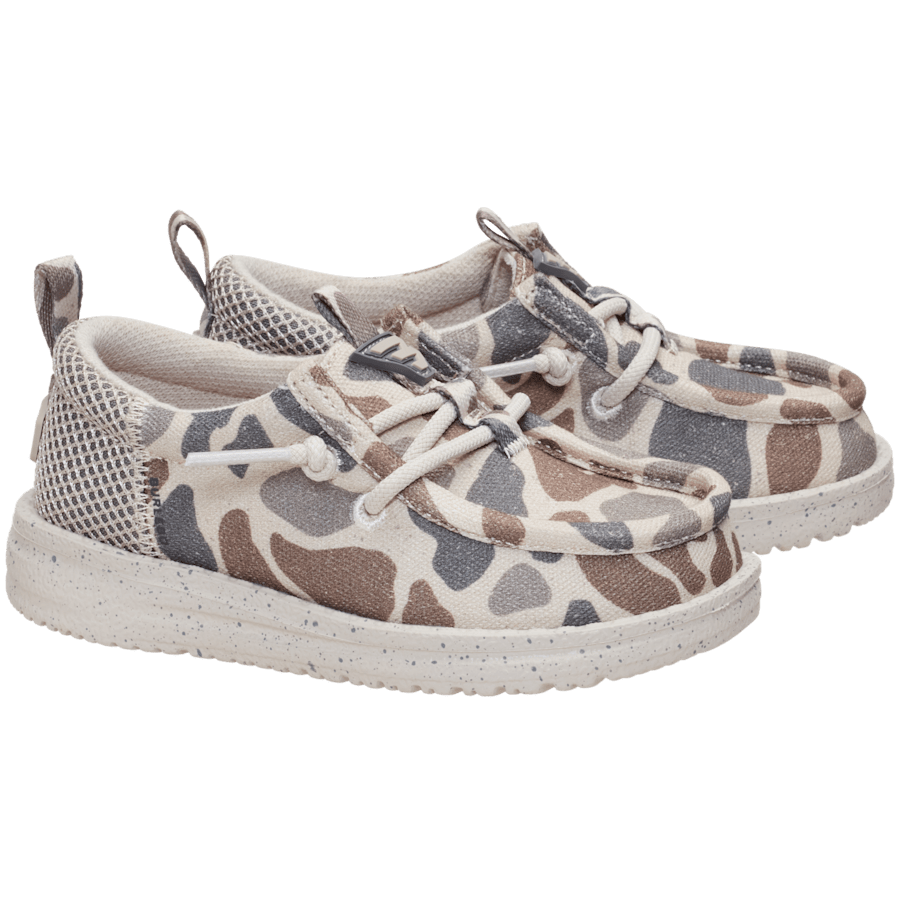 HEYDUDE X BURLEBO Wally Funk Toddler Deer Camo