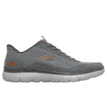 Skechers Slip-ins: Summits - Strux, CHARCOAL / ORANGE